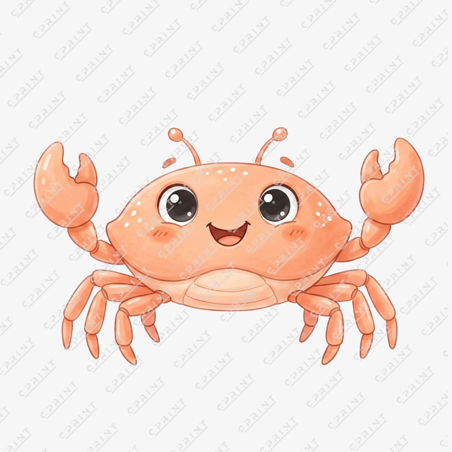 Cute Crab Cutout