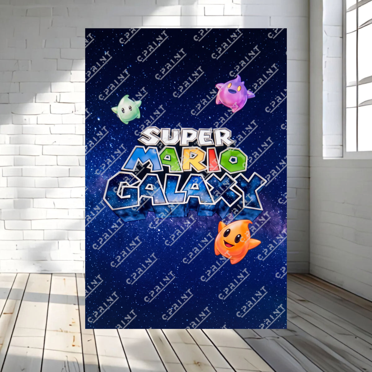 Super Mario Galaxy Backdrop