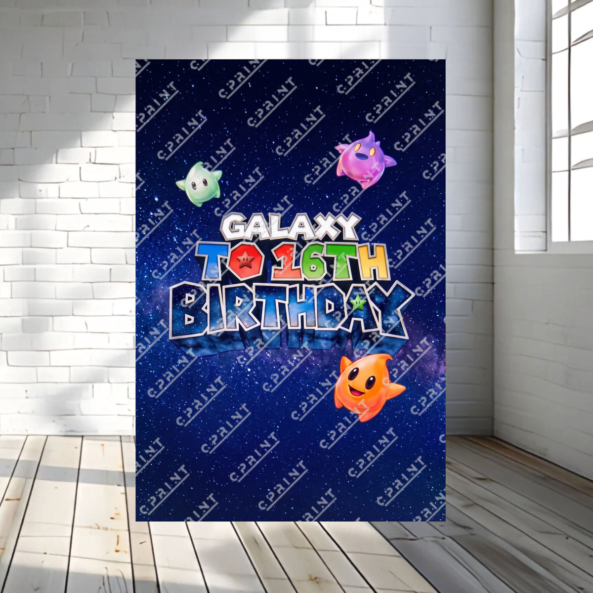 Super Mario Galaxy Backdrop