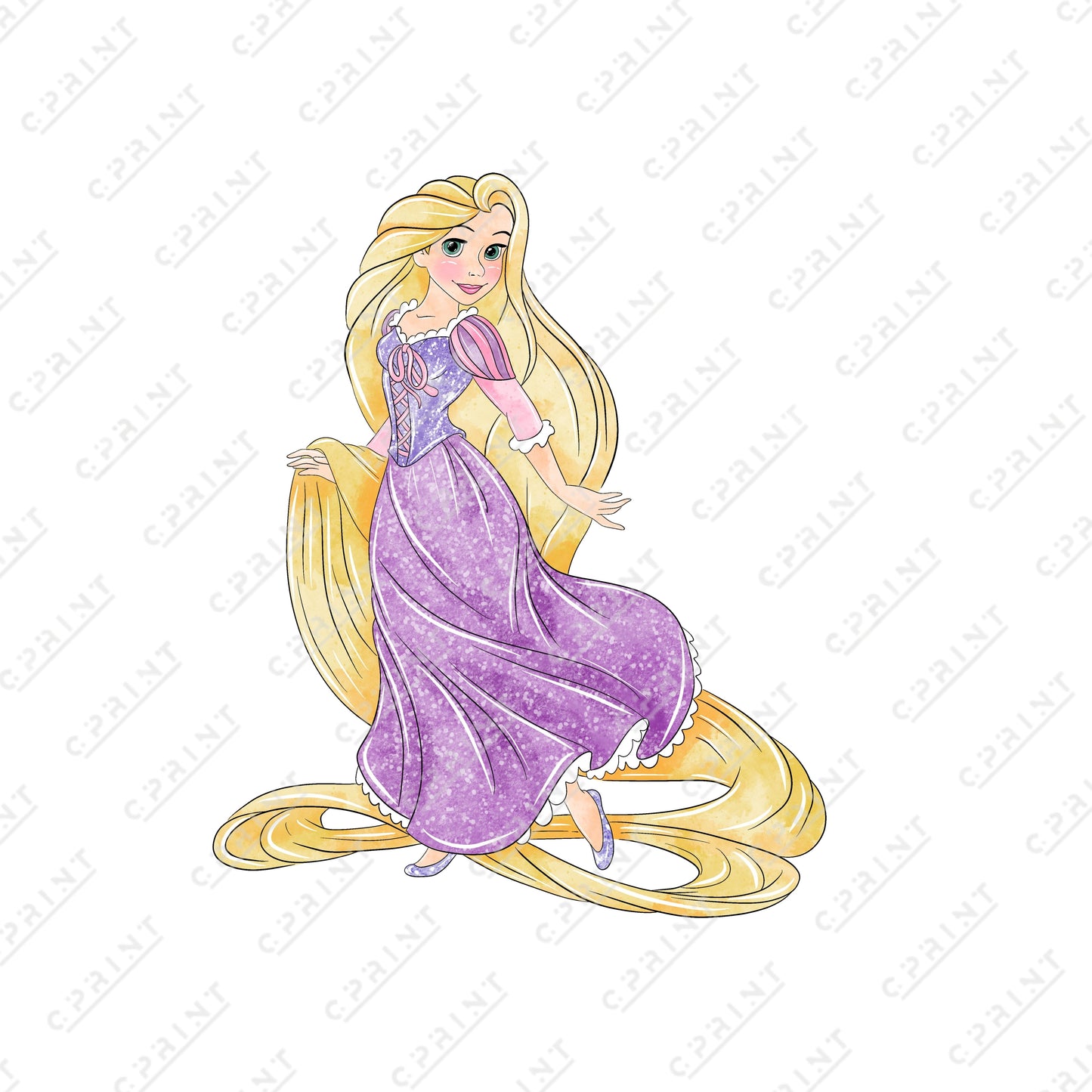 ANIMATED PRINCESS CUT OUT