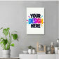 Custom White Canvas Print