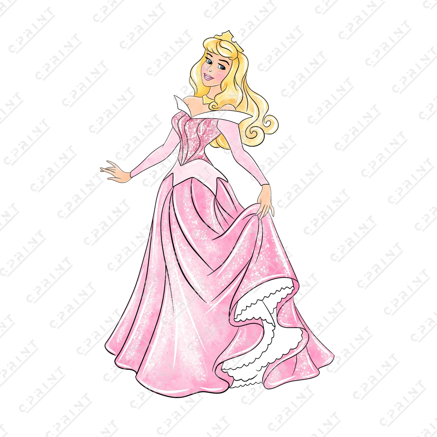 ANIMATED PRINCESS CUT OUT