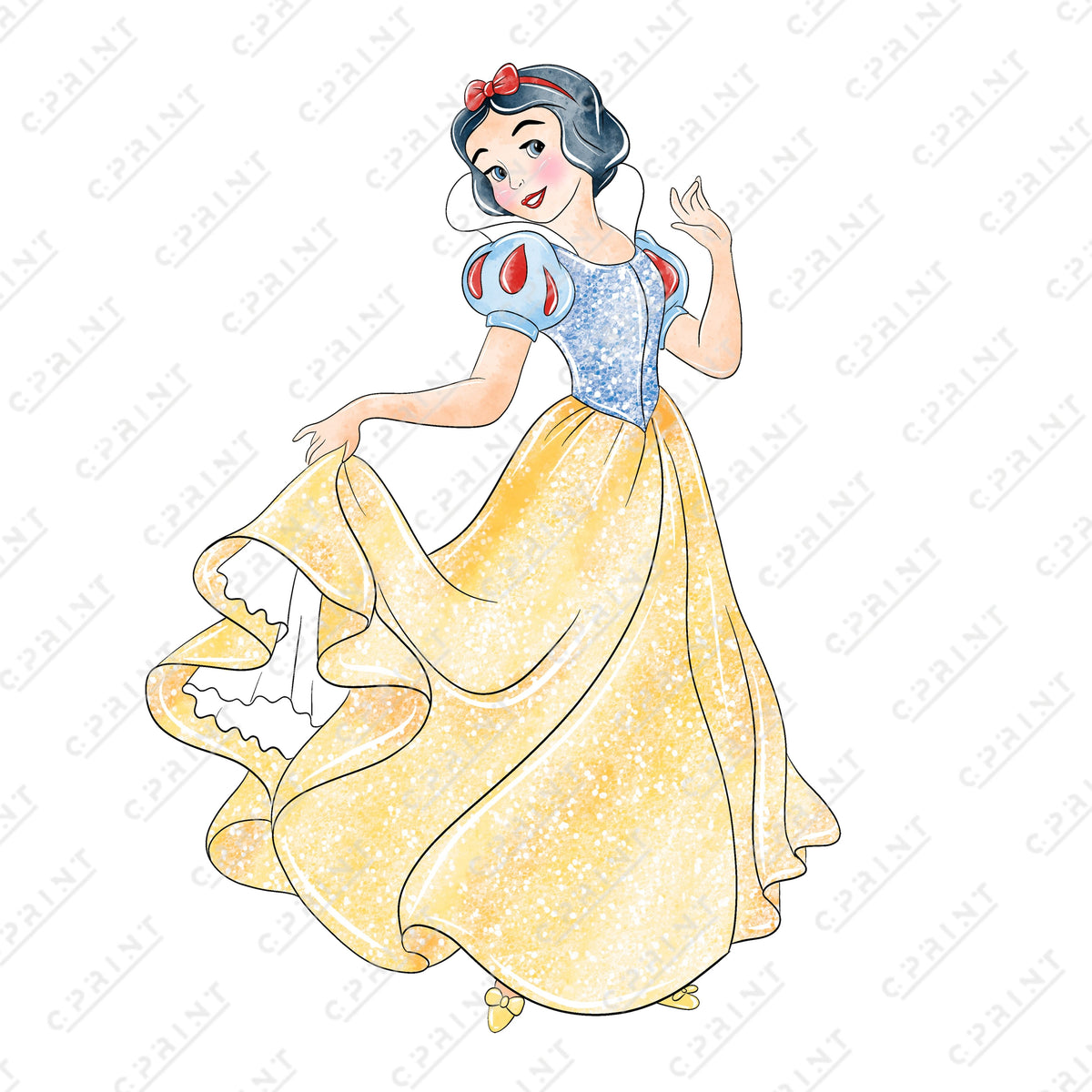 ANIMATED PRINCESS CUT OUT