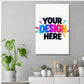 Custom White Canvas Print