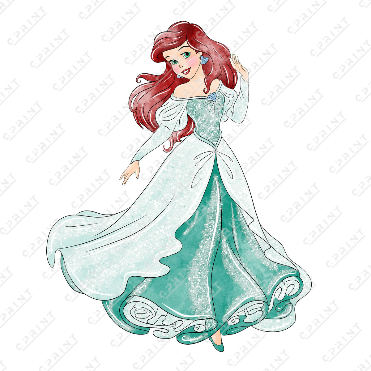 THE LITTLE MERMAID CUT OUT