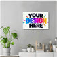 Custom White Canvas Print