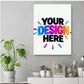 Custom White Canvas Print