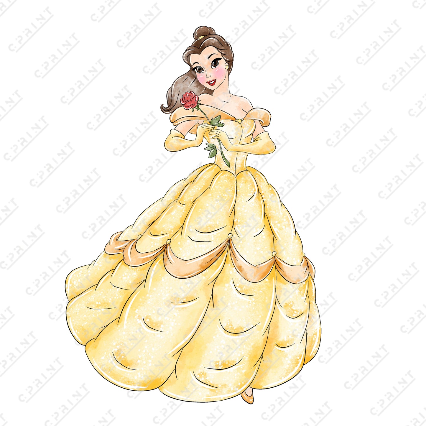 ANIMATED PRINCESS CUT OUT