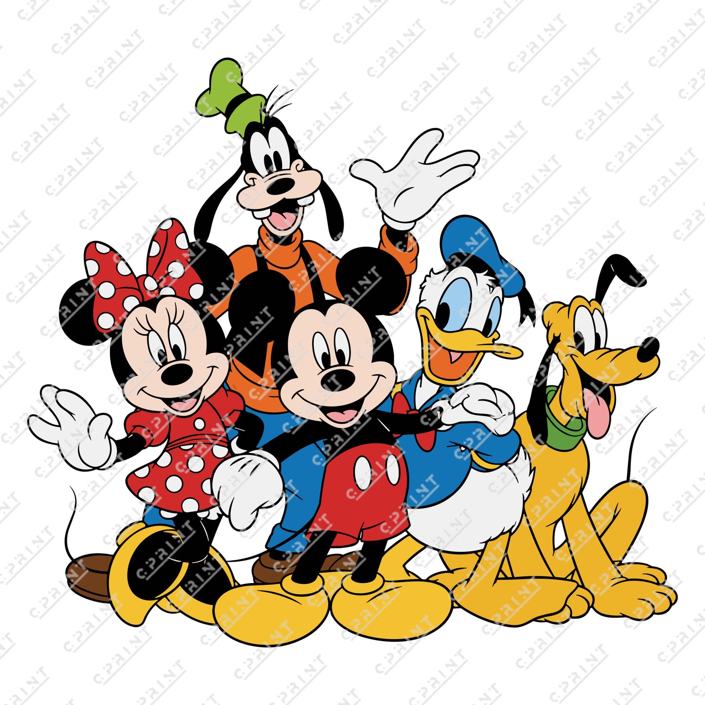 MICKEY MOUSE & FRIENDS CUT OUT