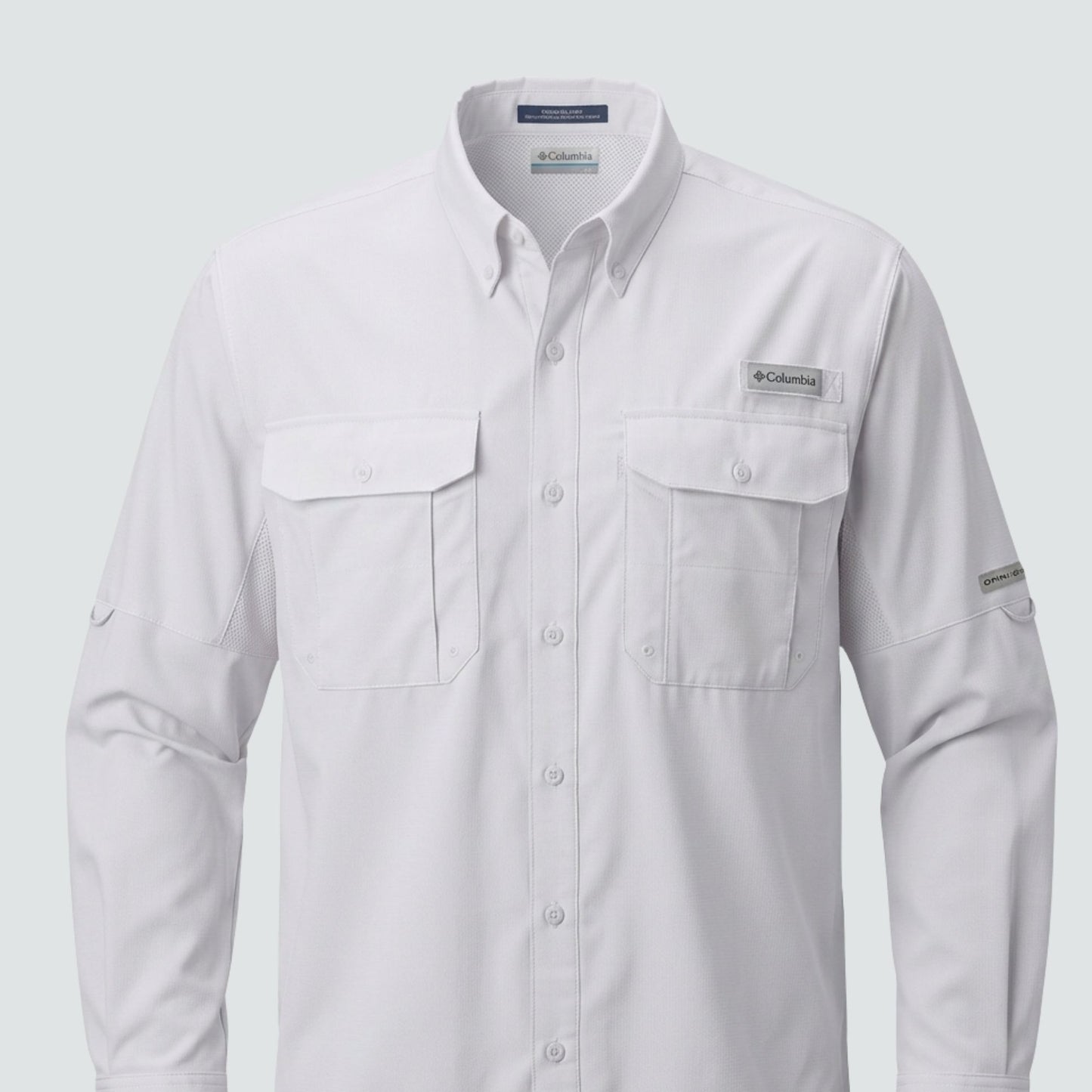 Columbia Fishing Shirt - White - embroidery