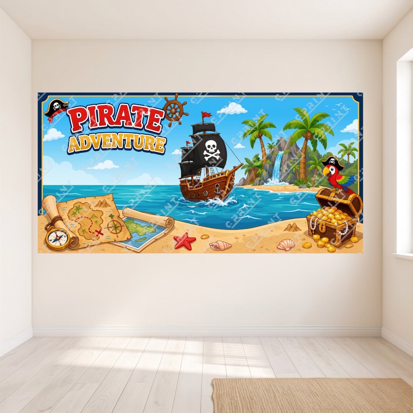 Pirate Adventure Horizontal Backdrop