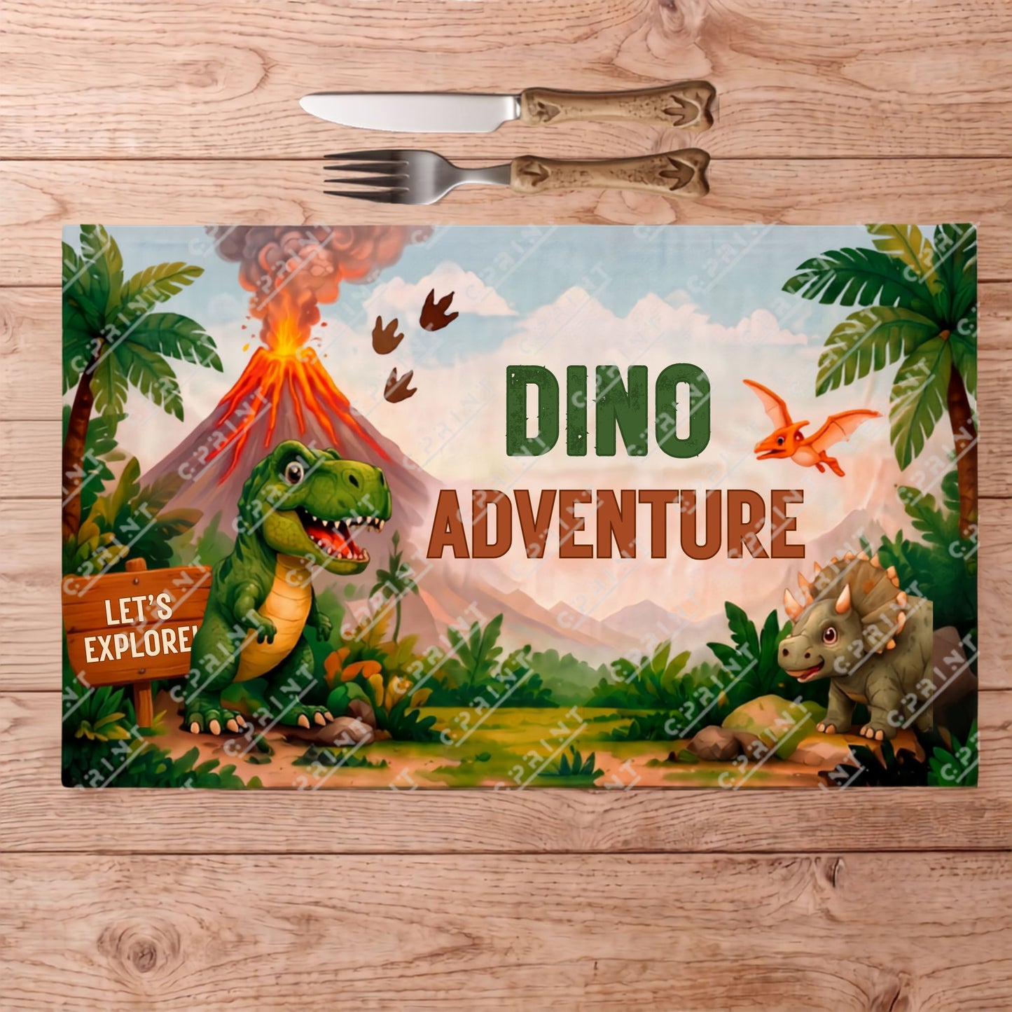 Dino Adventure Party Placemats