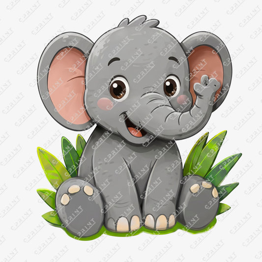 Safari Adventure Elephant Custom Character Cut-Out