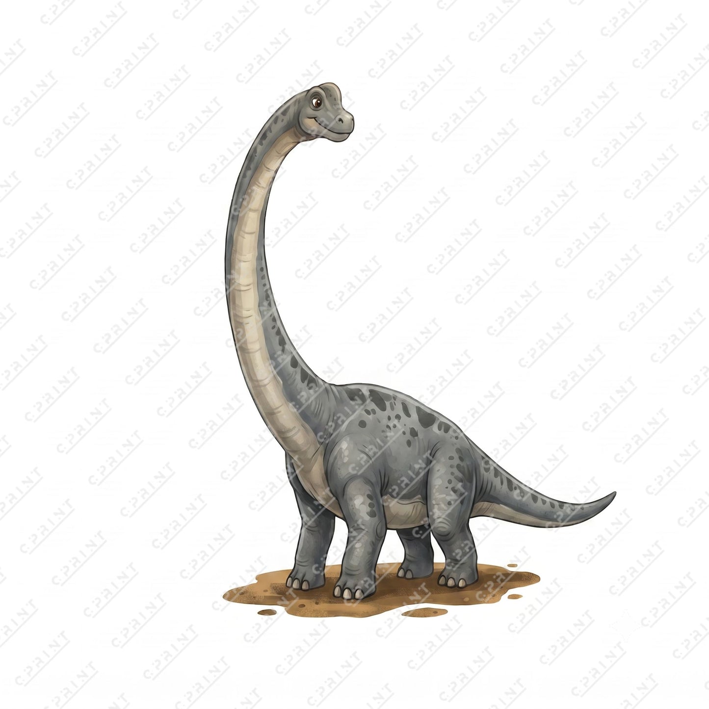 Dino Adventure Brachiosaurus Custom Character Cut-Out