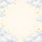 Moon & Clouds Printed Party Floor Decals for Event