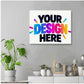 Custom White Canvas Print