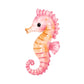 Watercolor Sea Creatures Clipart Bundle
