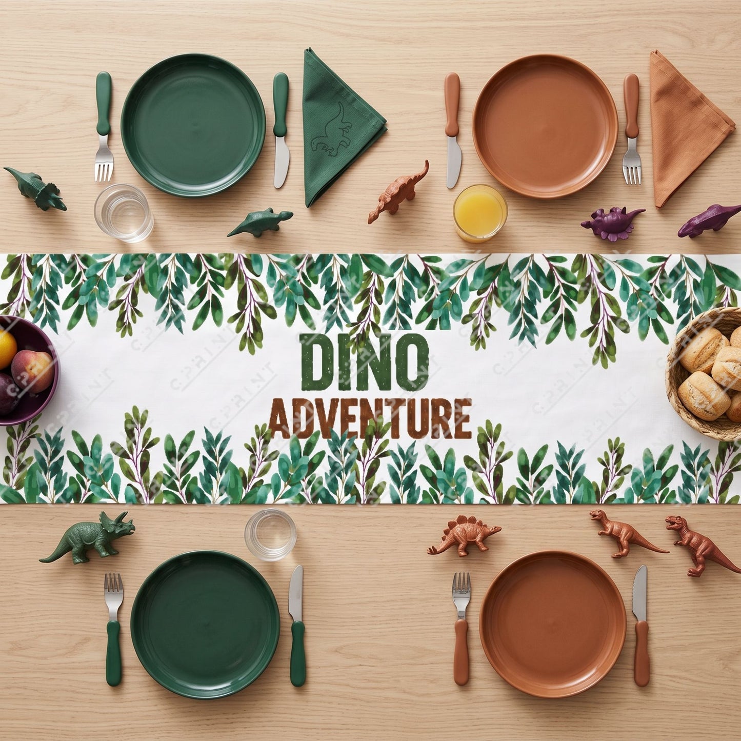 Dino Adventure Event Table Runner