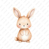 Cute Watercolor Baby Rabbit