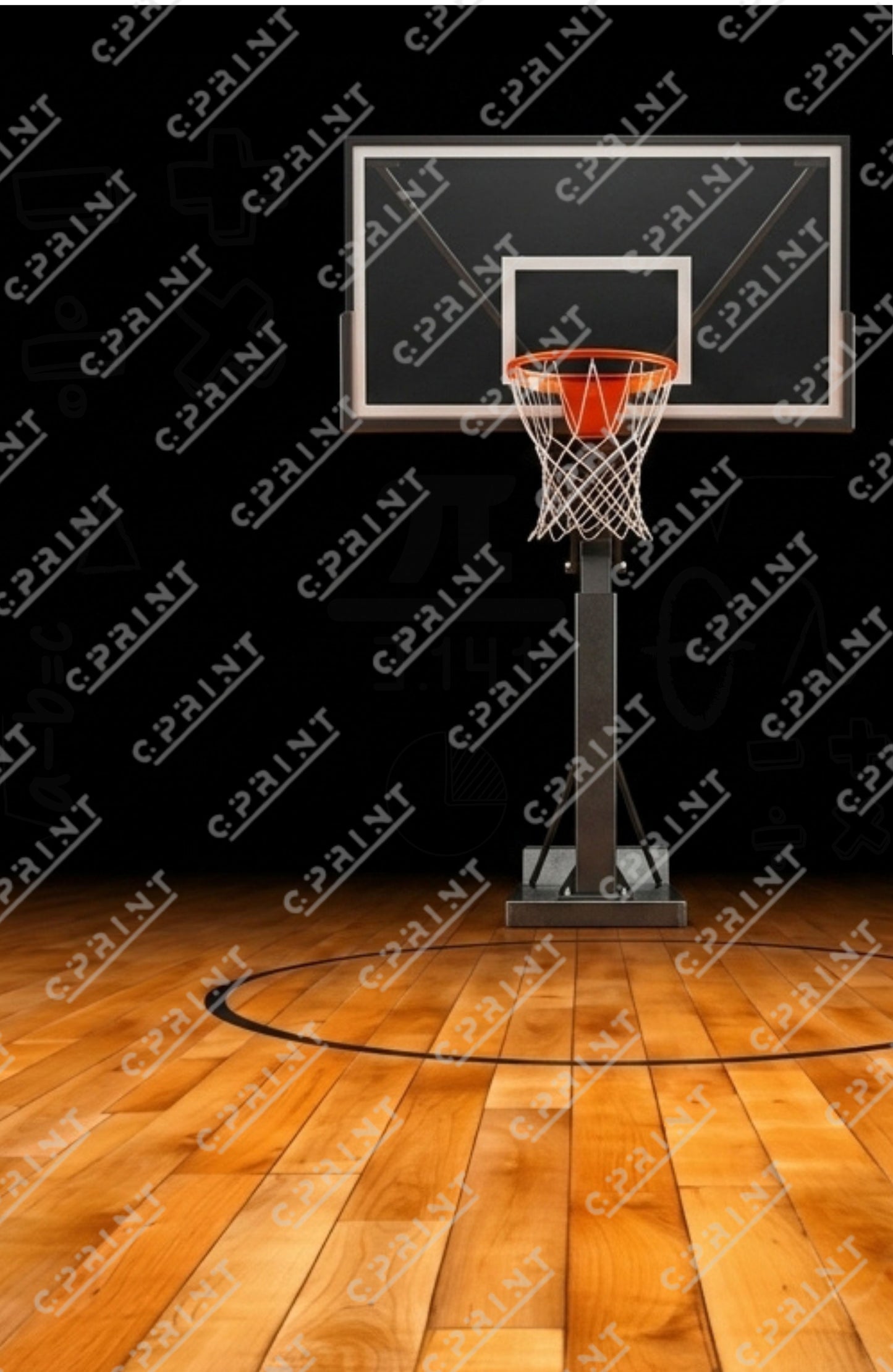 basketball Custom Backdrop by Theme