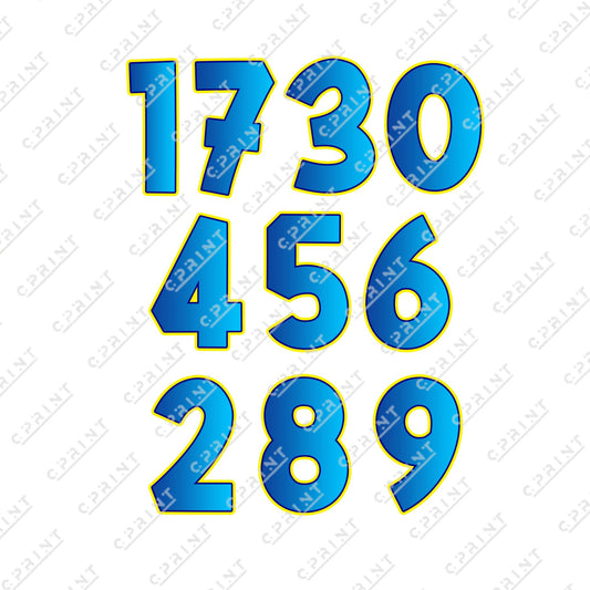 PLIM PLIM NUMBERS CUT OUT