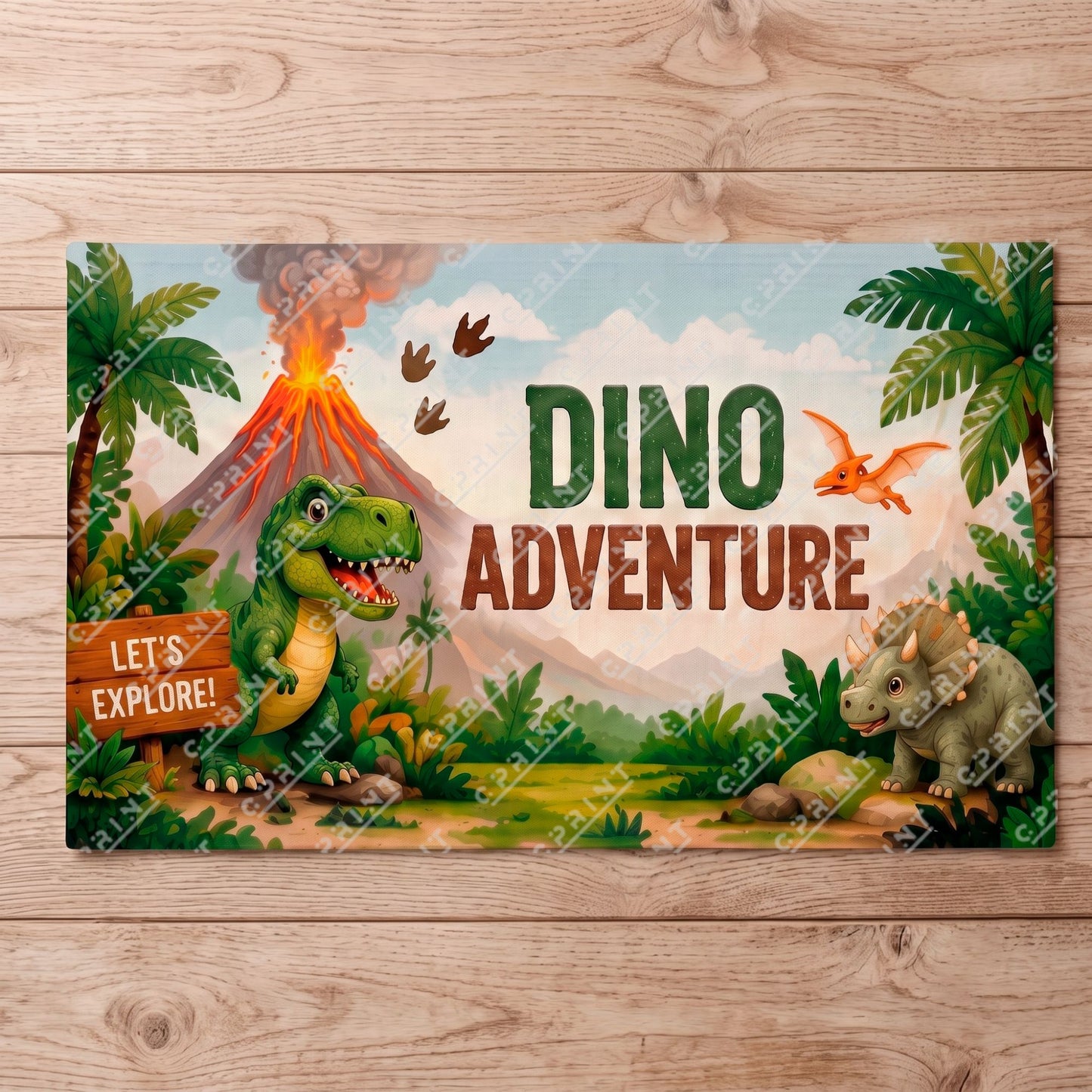 Dino Adventure Party Placemats