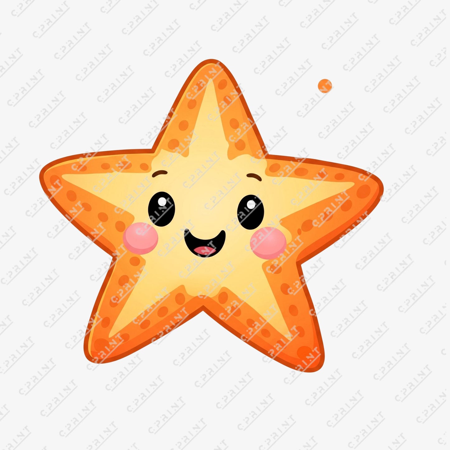 Cute Starfish Cutout