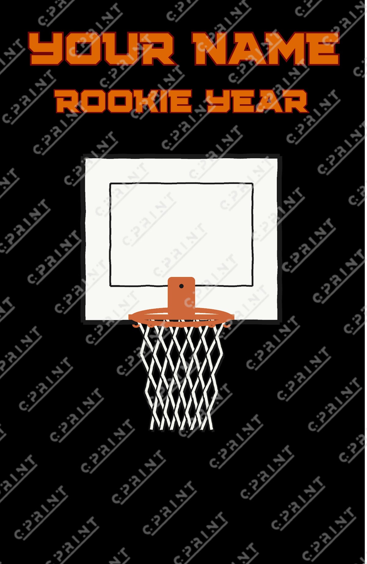 basketball Custom Backdrop by Theme