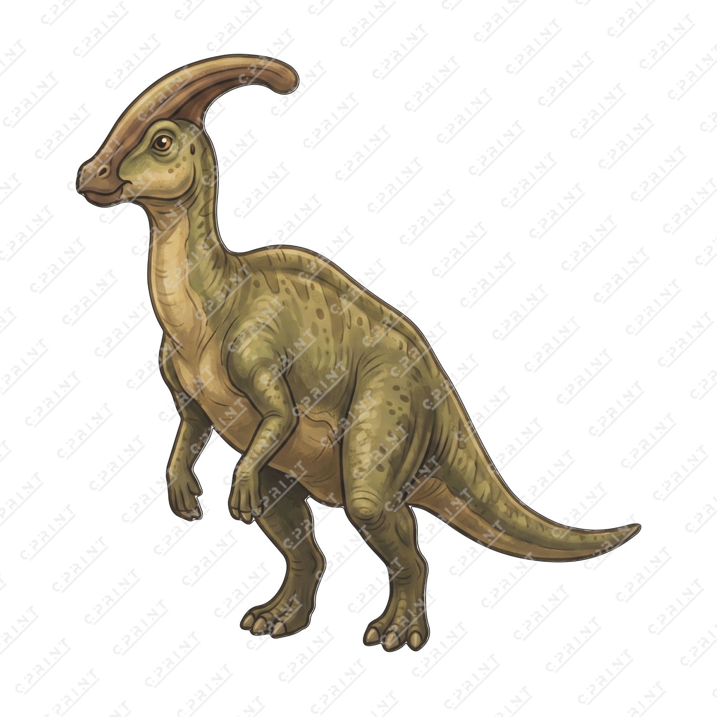 Dino Adventure Parassaurolophus Custom Character Cut-Out