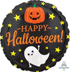 Happy Halloween Ghost and Pumpkin 17"