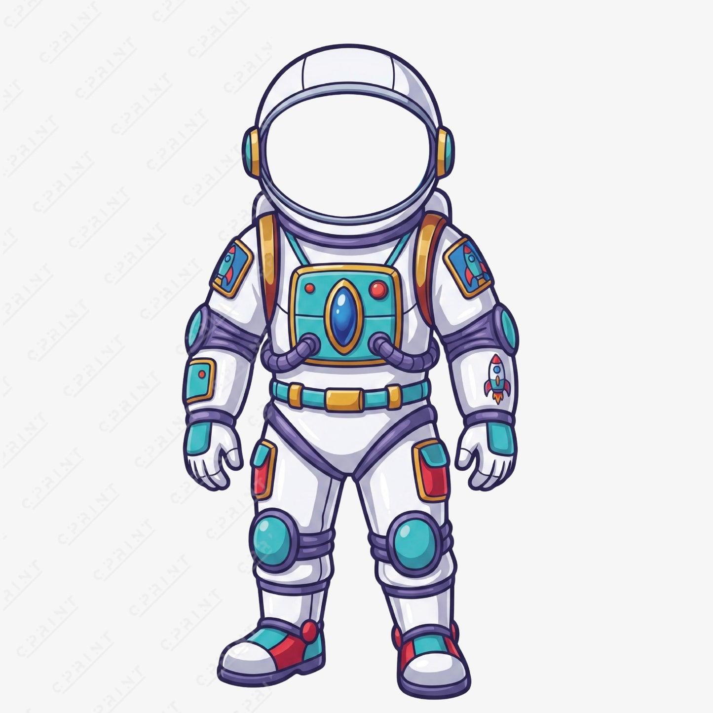 Astronaut Kids Photo Stand-in – Custom Space Adventure Face Cut-Out