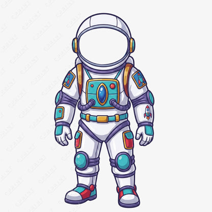 Astronaut Kids Photo Stand-in – Custom Space Adventure Face Cut-Out