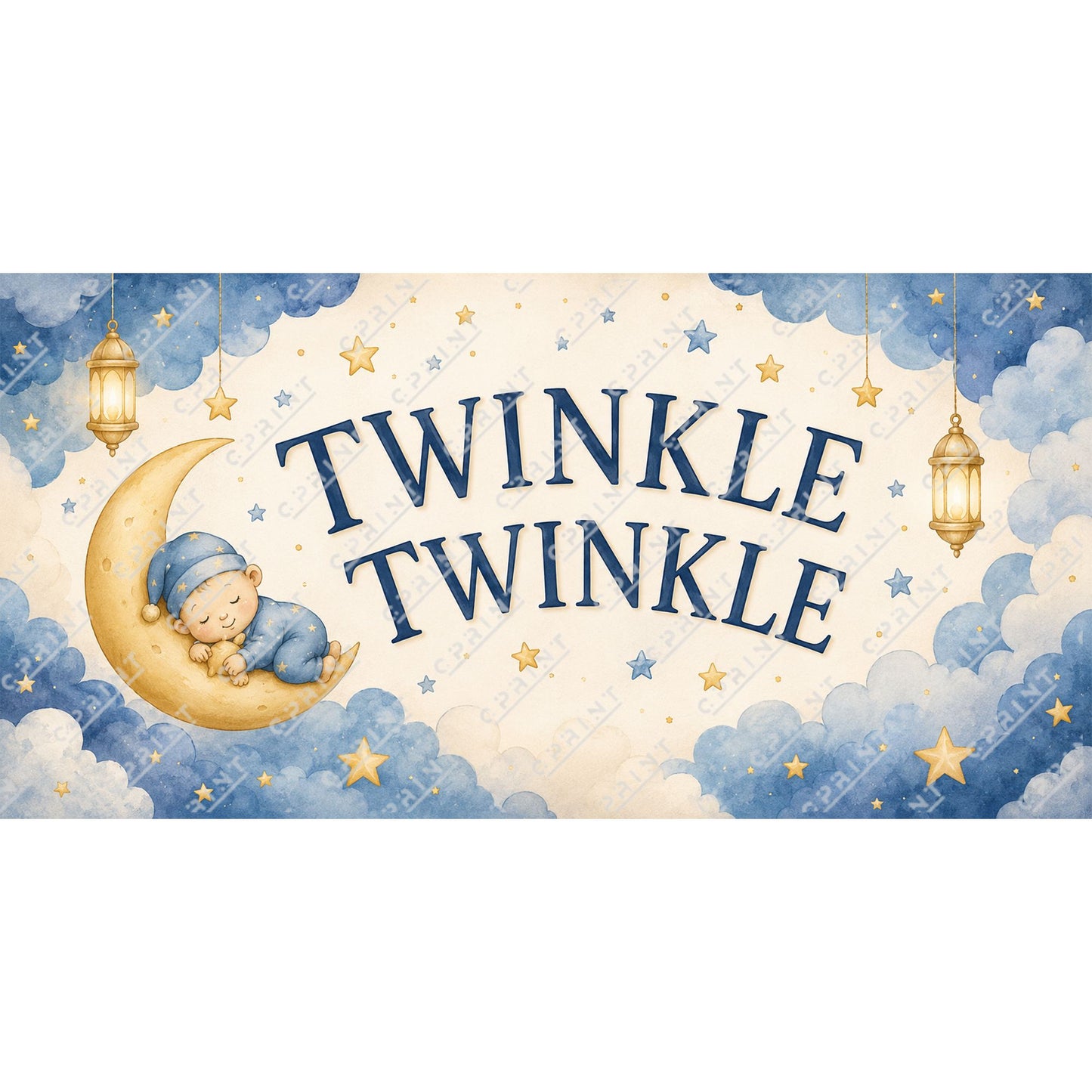 Twinkle Twinkle Horizontal Backdrop #2