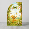 Teddy Bear Picnic Left Offset Arch Backdrop