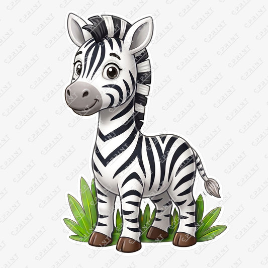 Safari Adventure Zebra Custom Character Cut-Out