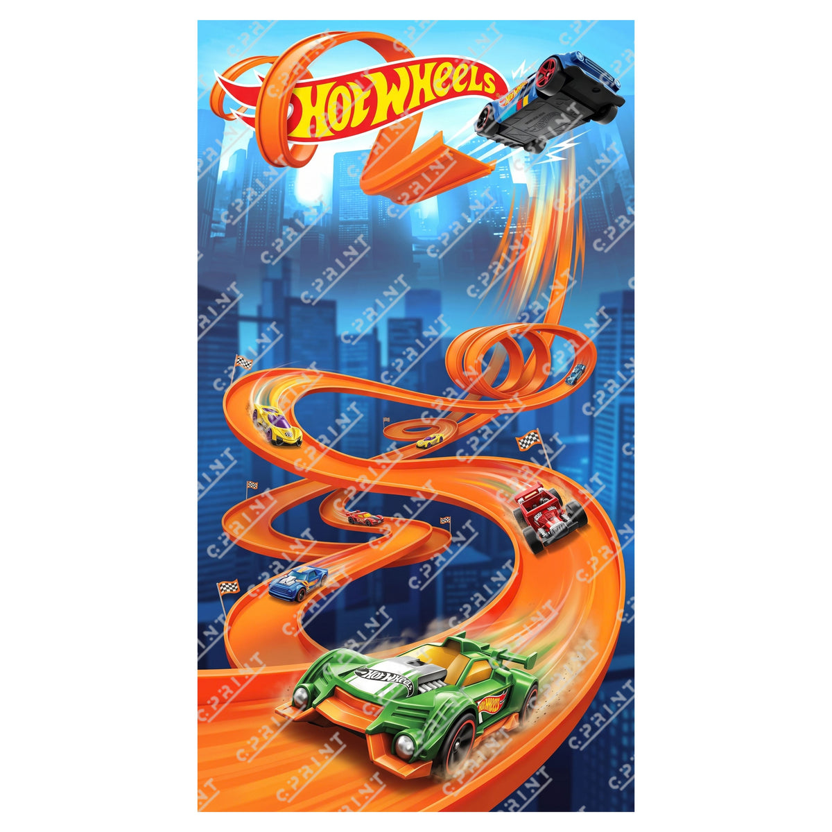 Hot Wheels Backdrop
