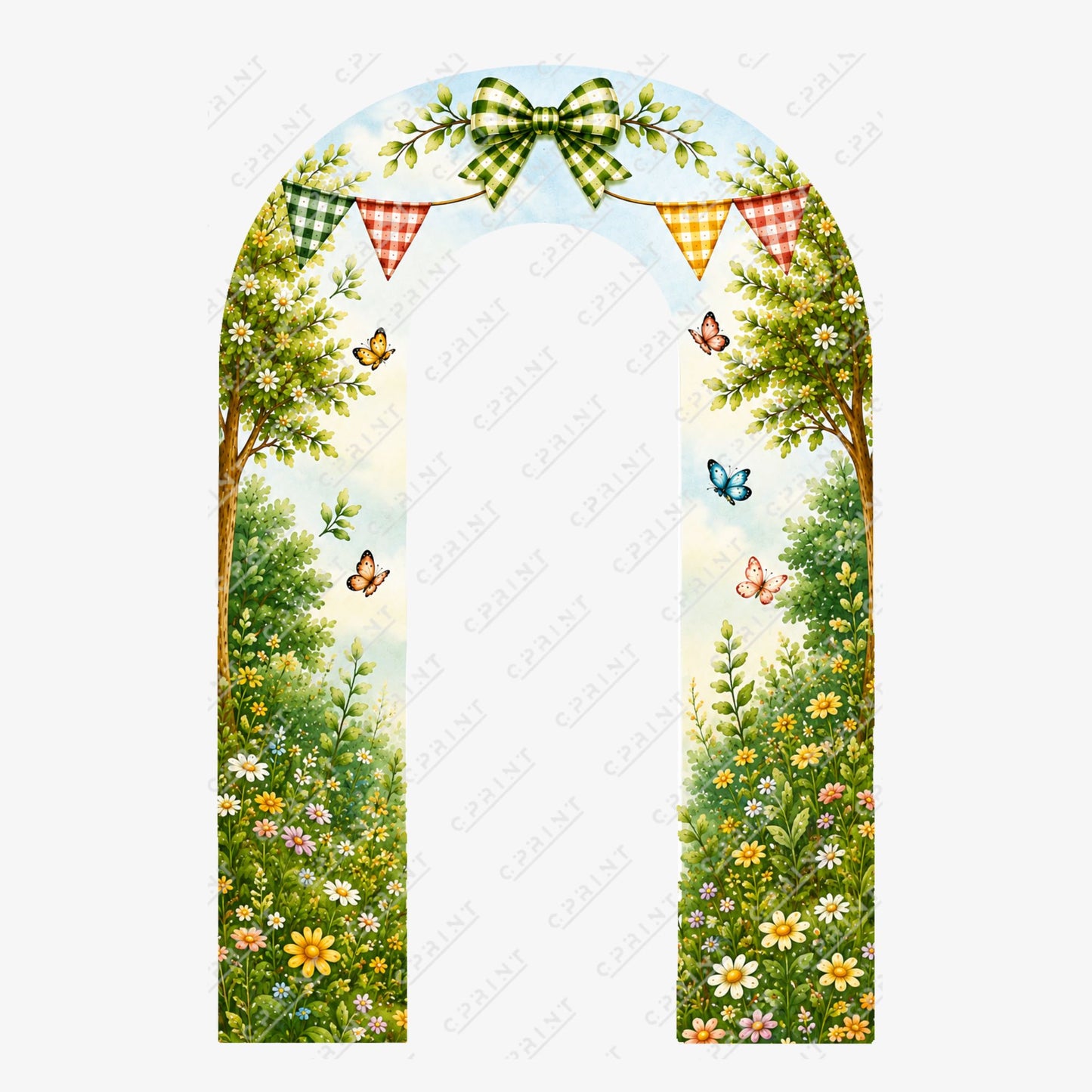 Teddy Bear Picnic Custom Backdrop Arch Cover
