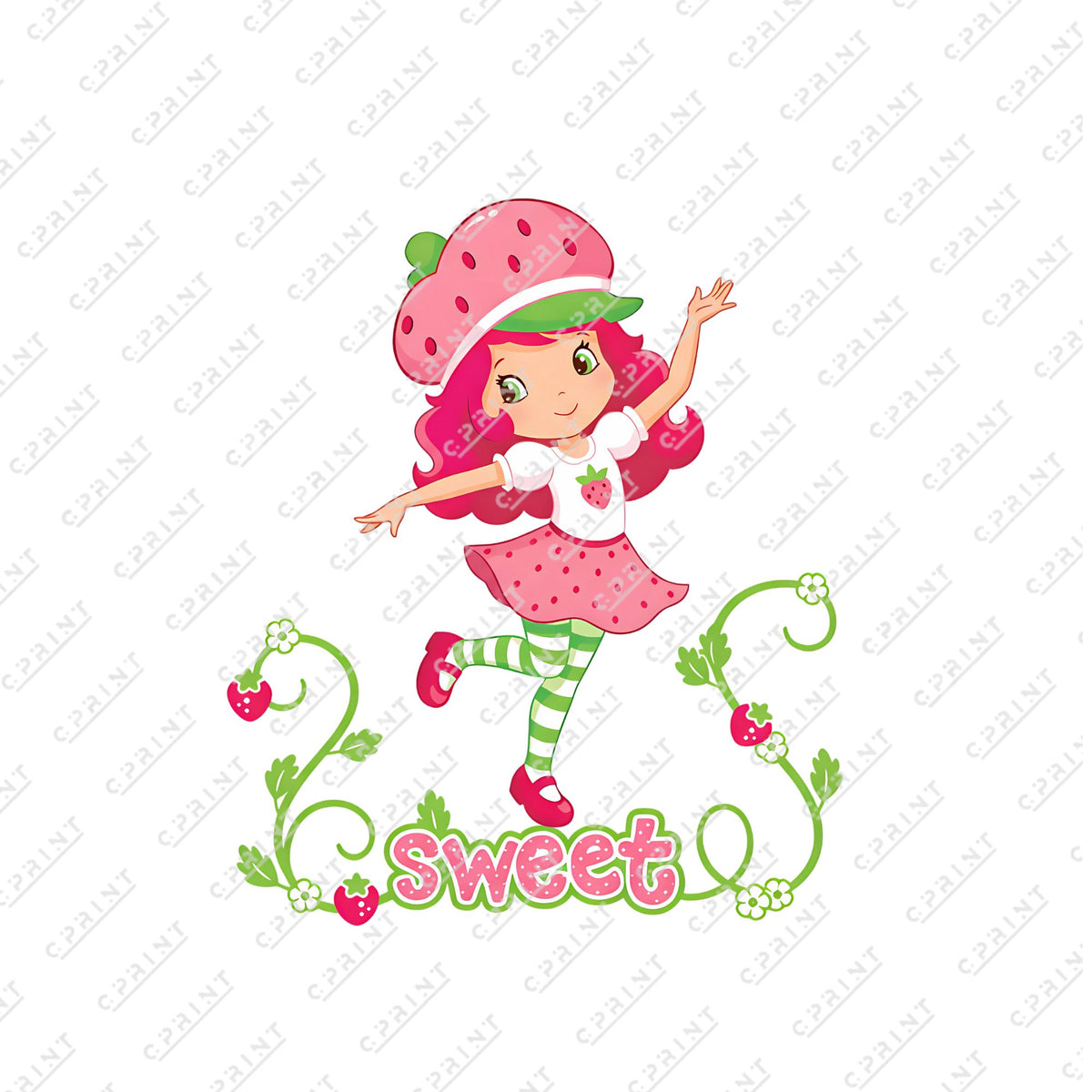Strawberry Girl Character Standee Cutout