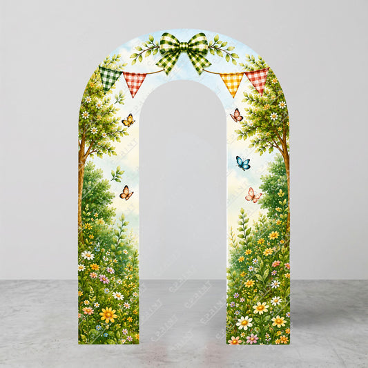 Teddy Bear Picnic Custom Backdrop Arch Cover