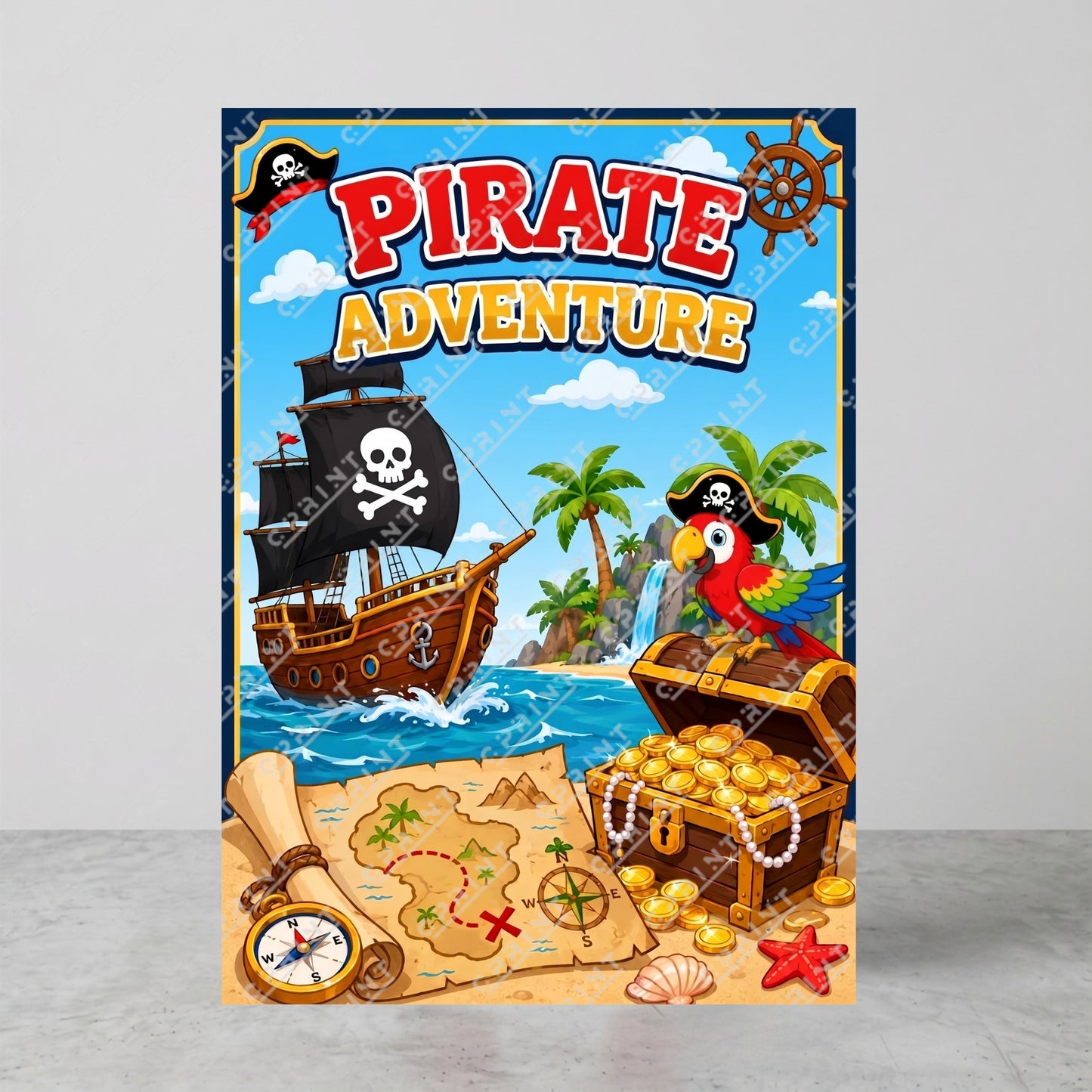 Pirate Adventure  Backdrop