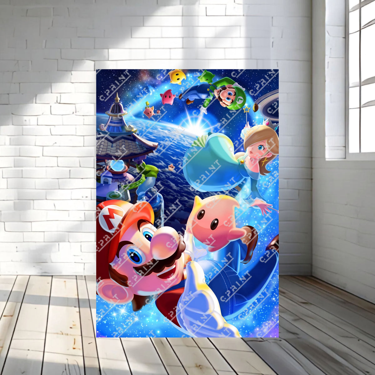Super Mario Galaxy Backdrop