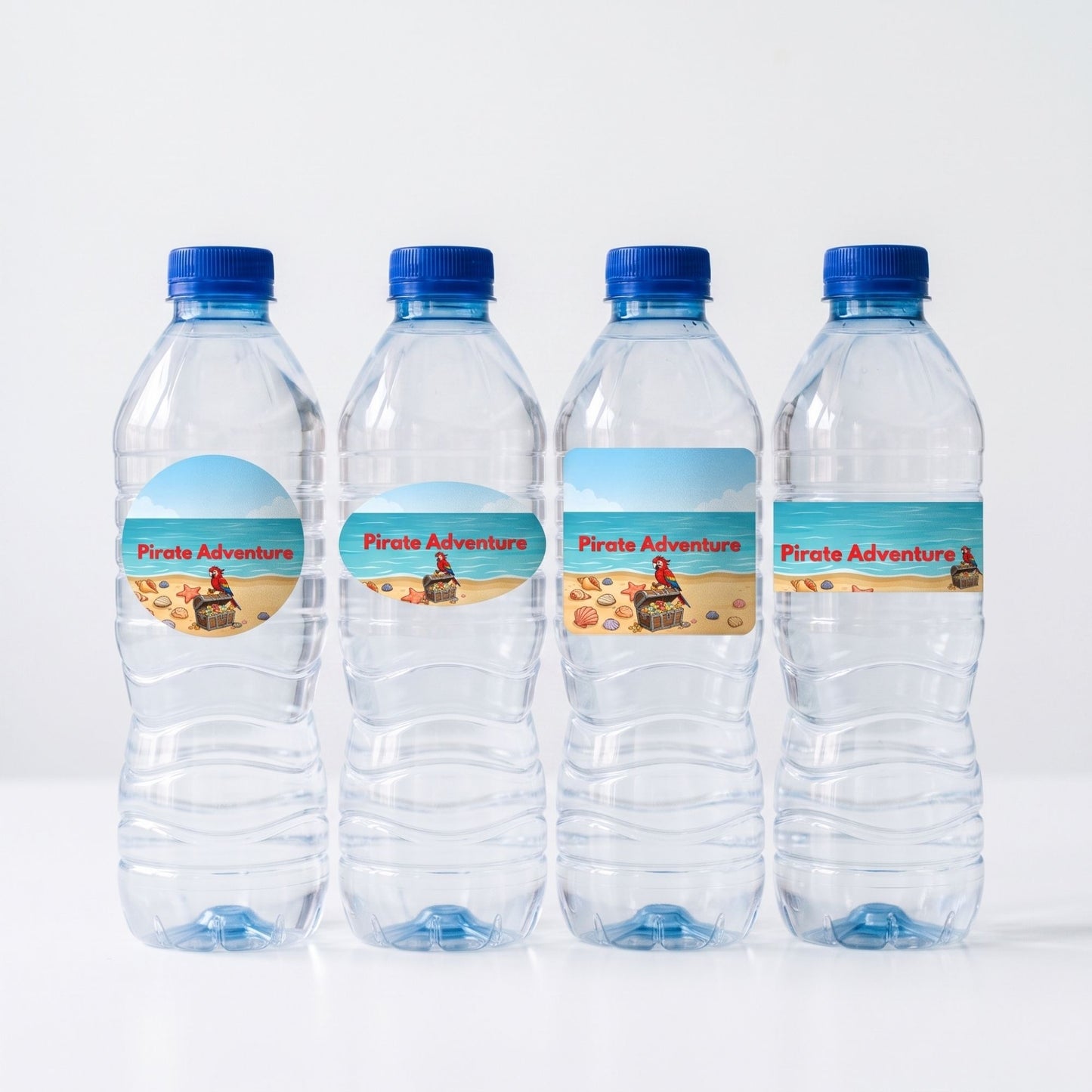 Pirates Adventure- Customize Water Bottles Stickers