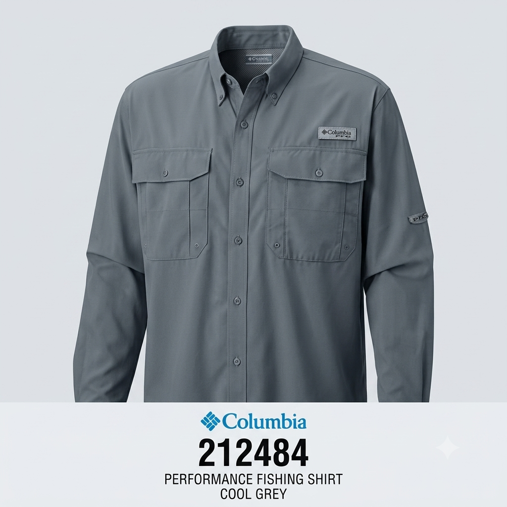 Columbia Fishing Shirt - Cool Grey