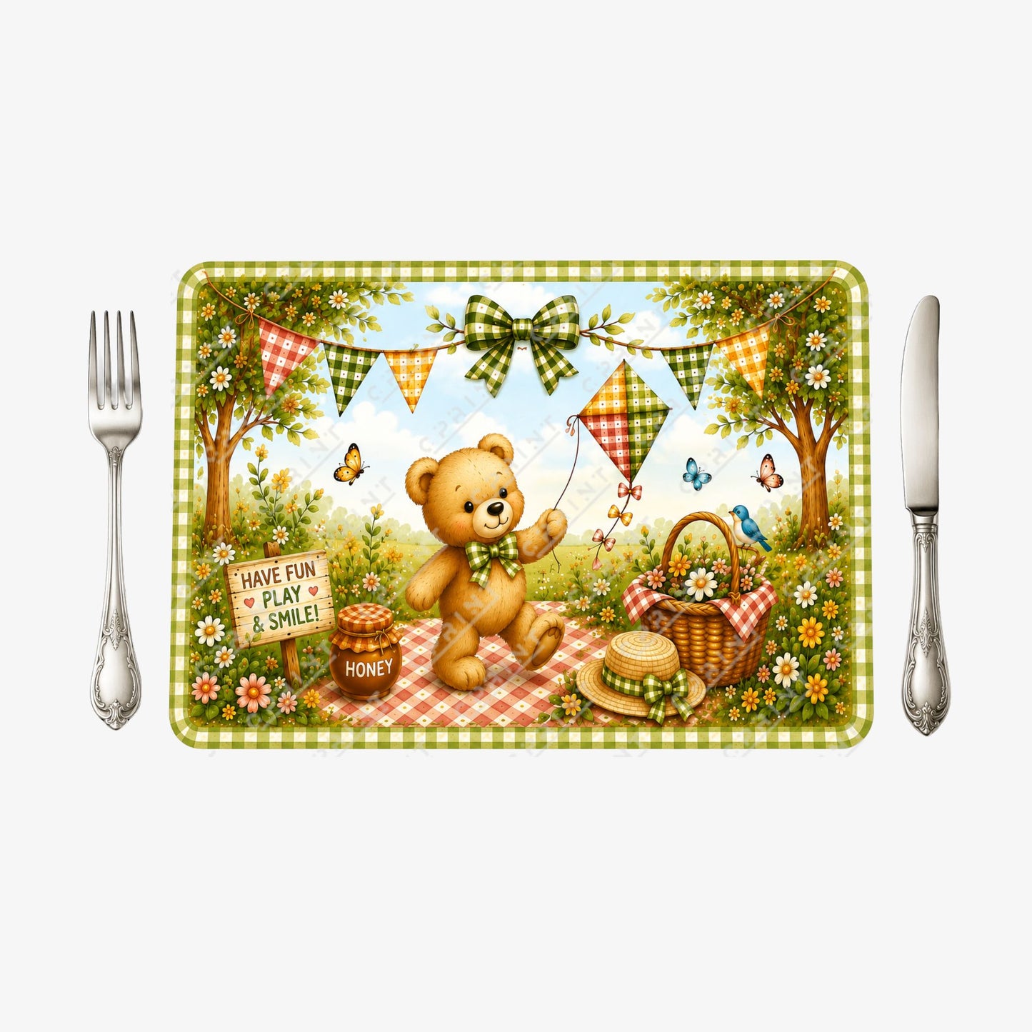 Teddy Bear Picnic Event Placemats