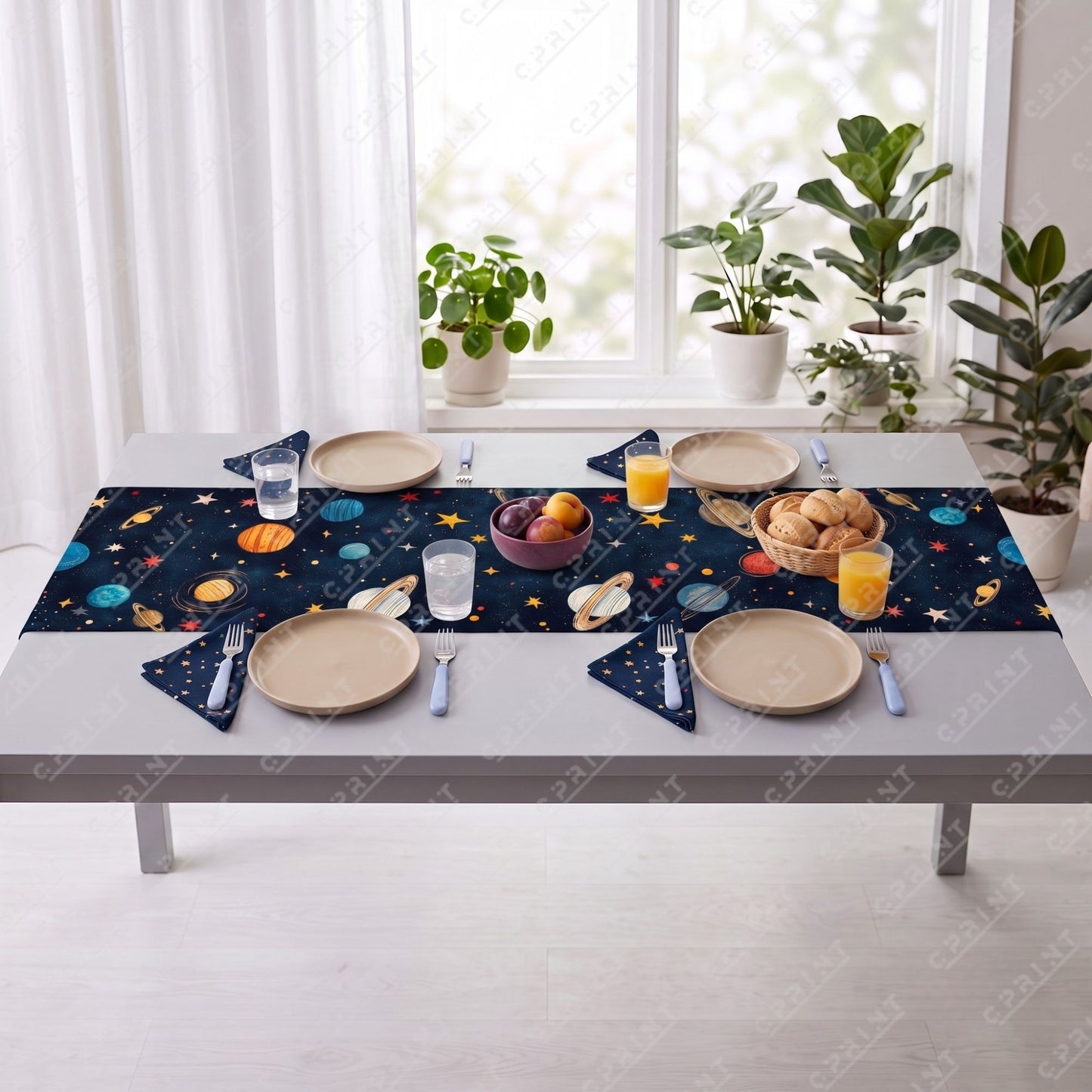 Space Adventure Event Table Runner
