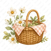 Teddy Bear Picnic Flower Basket