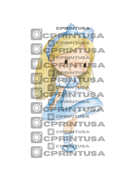 ALICE IN WONDERLAND CUT OUT - C Print USA