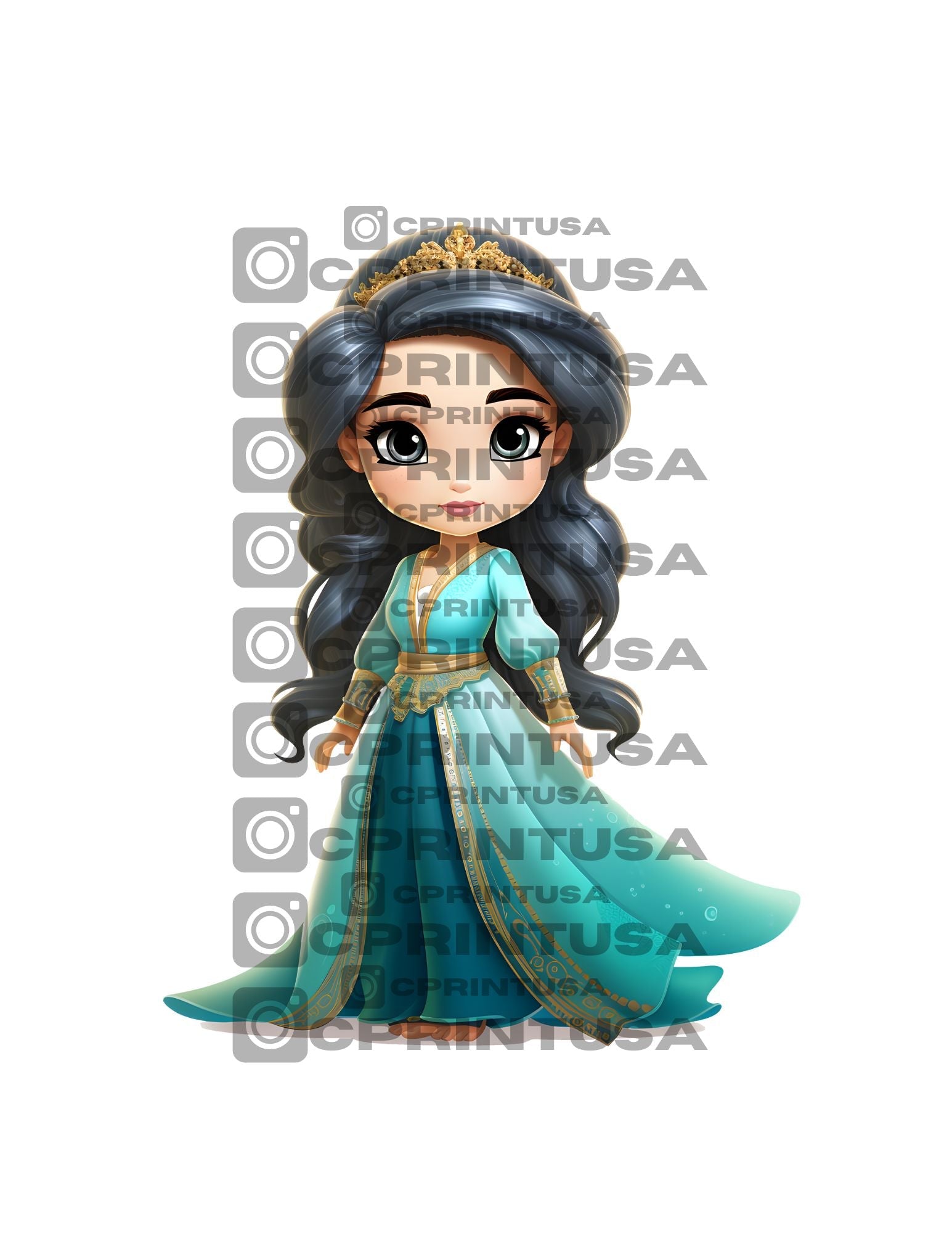 ANIMATED PRINCESS CUT OUT - C Print USA