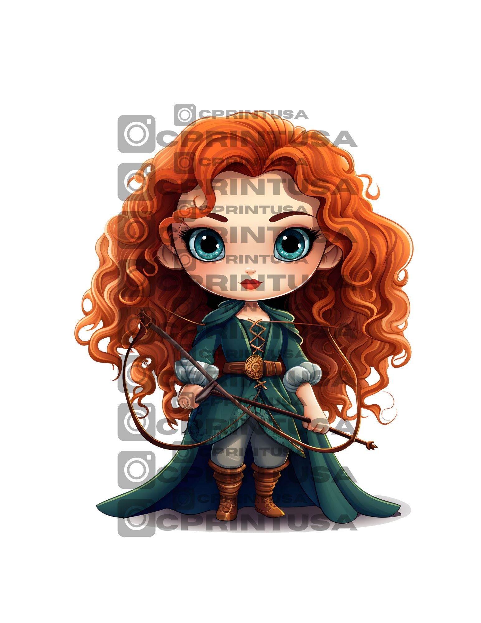 ANIMATED PRINCESS CUT OUT - C Print USA