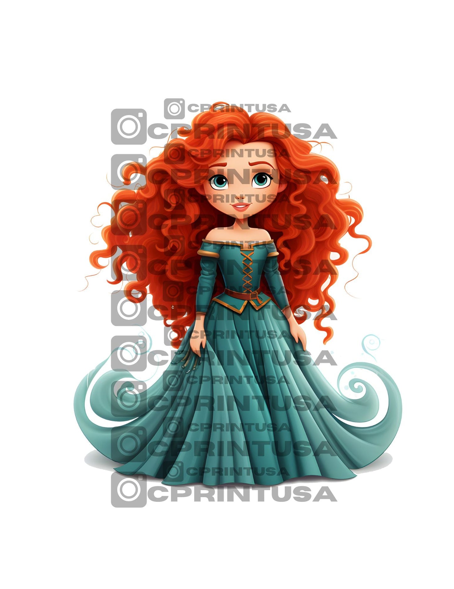 ANIMATED PRINCESS CUT OUT - C Print USA